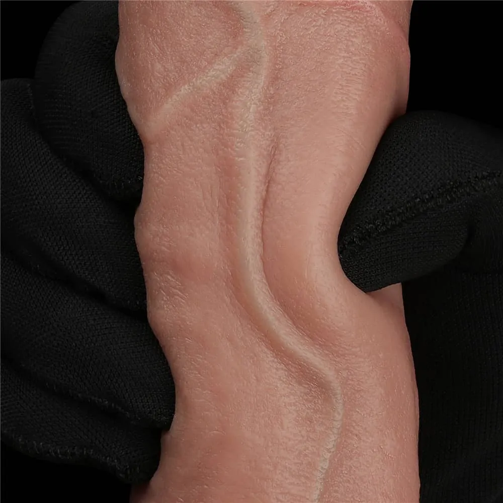 9'' Dual Density Silicone Cock
