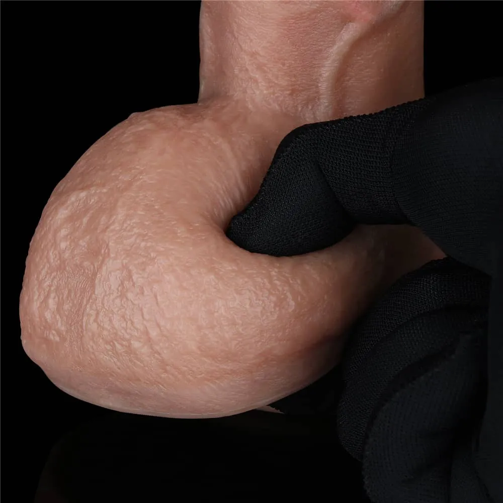 9'' Dual Density Silicone Cock
