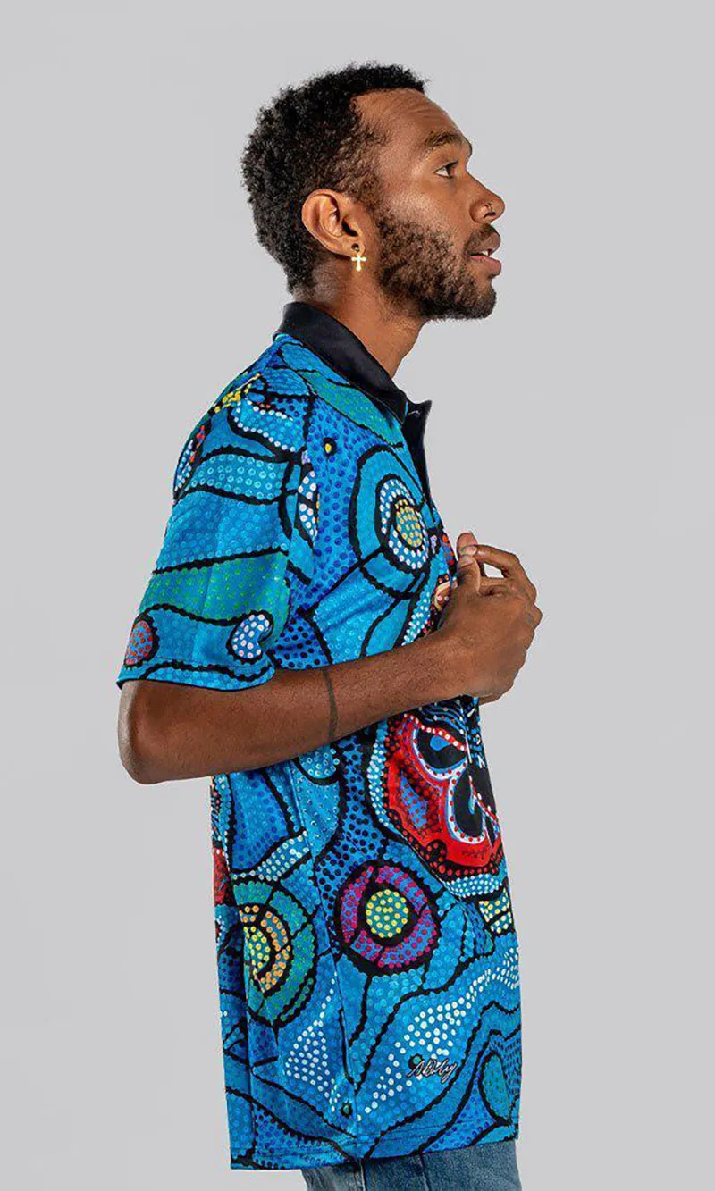 Aboriginal Art Unisex Polo First Nation Voice