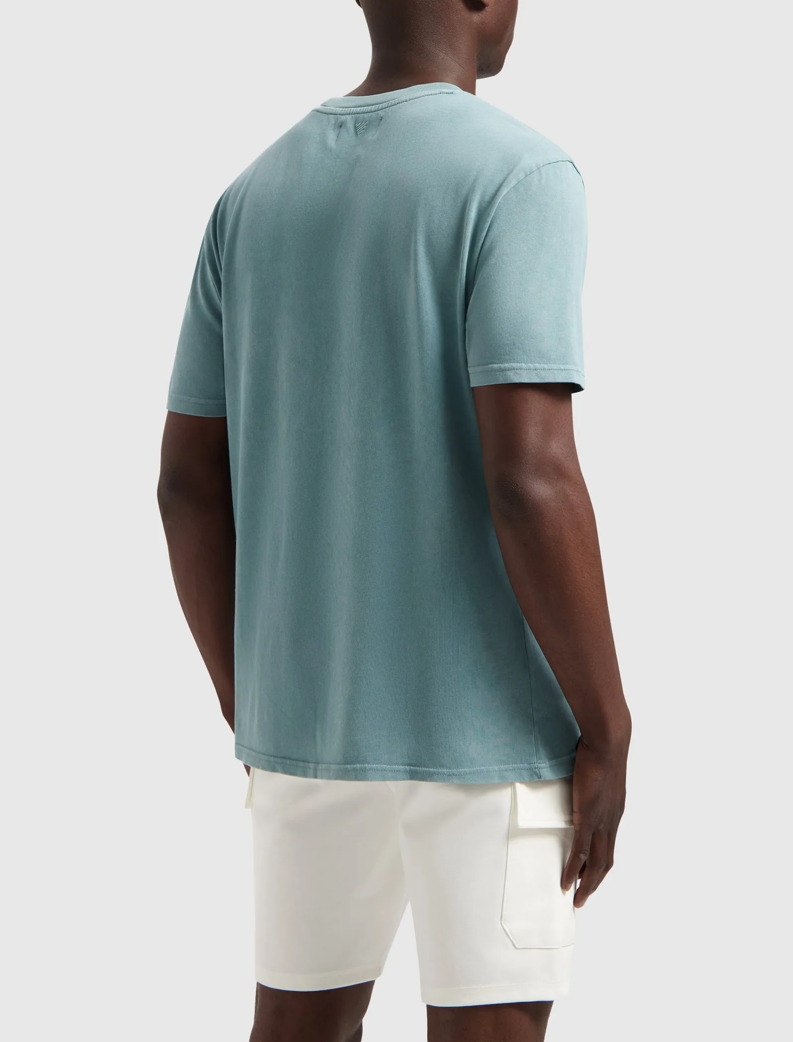 Acid Garment Dye T-shirt | Blue