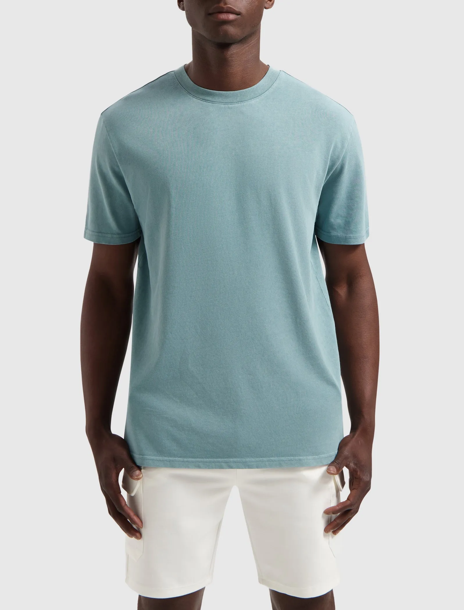 Acid Garment Dye T-shirt | Blue