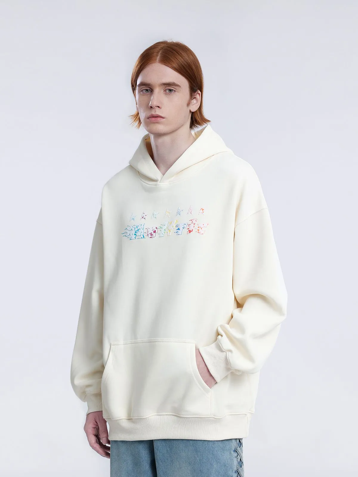 Aelfric Eden Star Embroidery Graffiti Hoodie