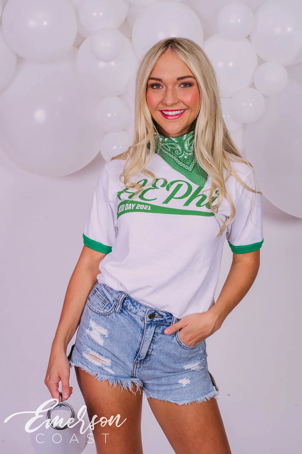 Alpha Epsilon Phi Green Bid Day Ringer