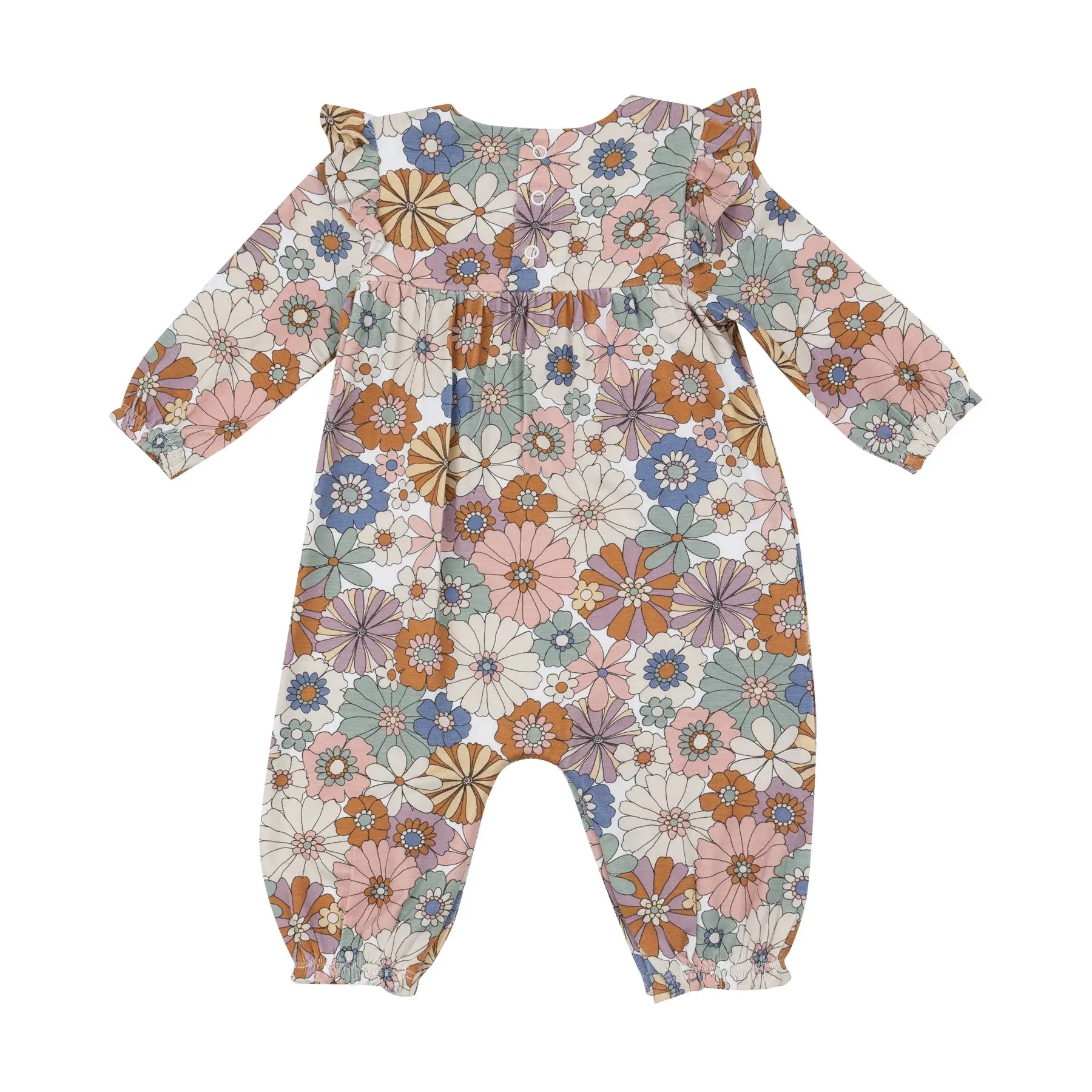 Brighton Floral Ruffle Sleeve Romper