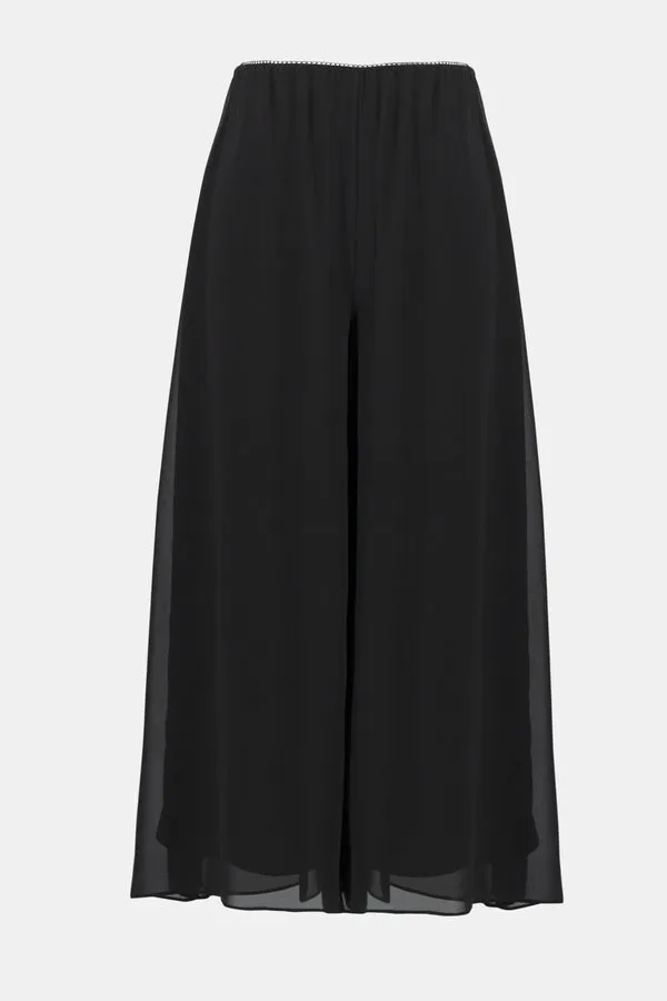 Chiffon Wide Leg Pants Style 234724