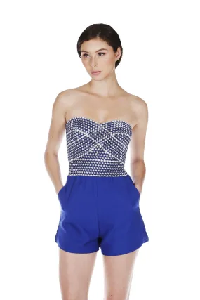 Cute Blue Romper
