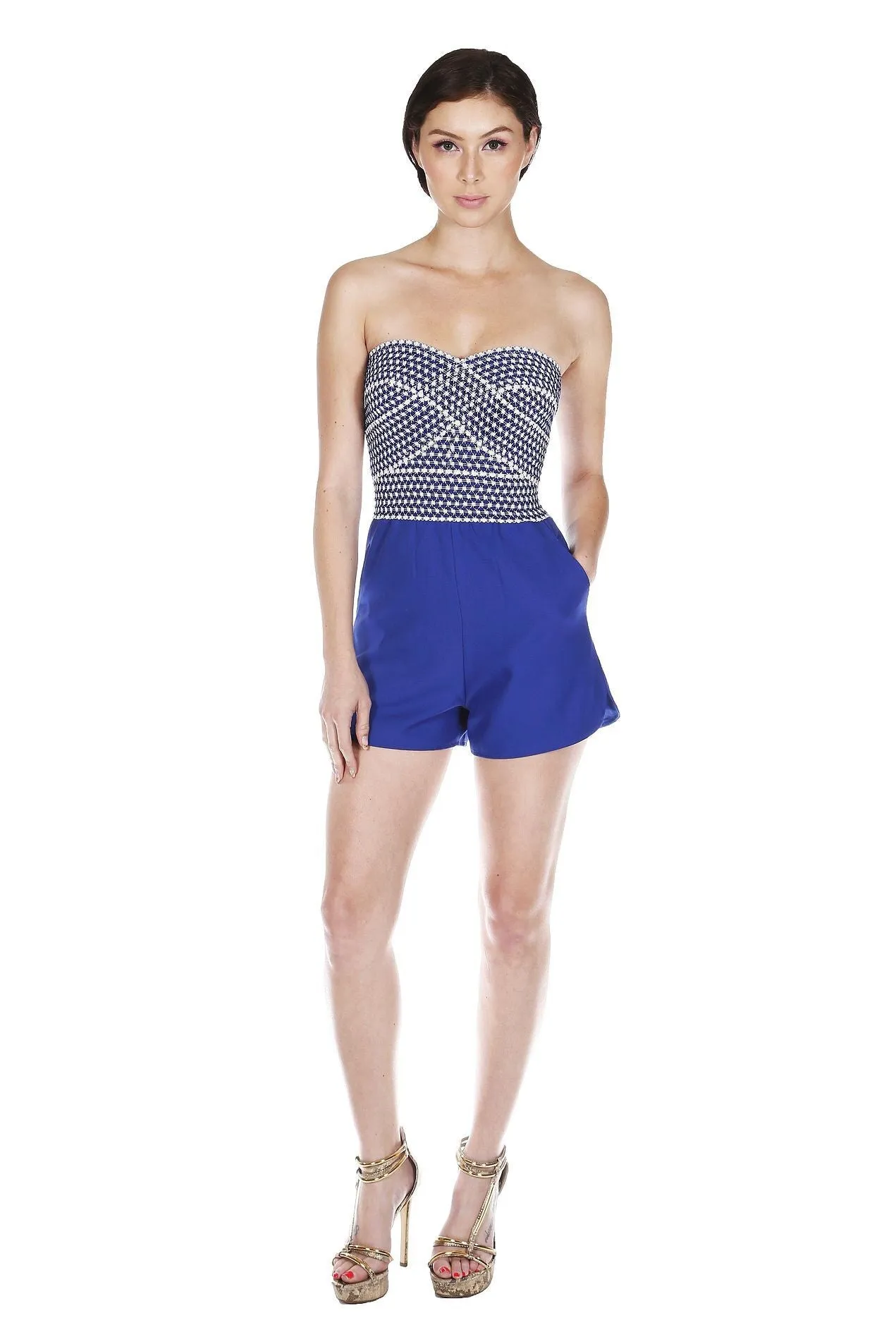 Cute Blue Romper