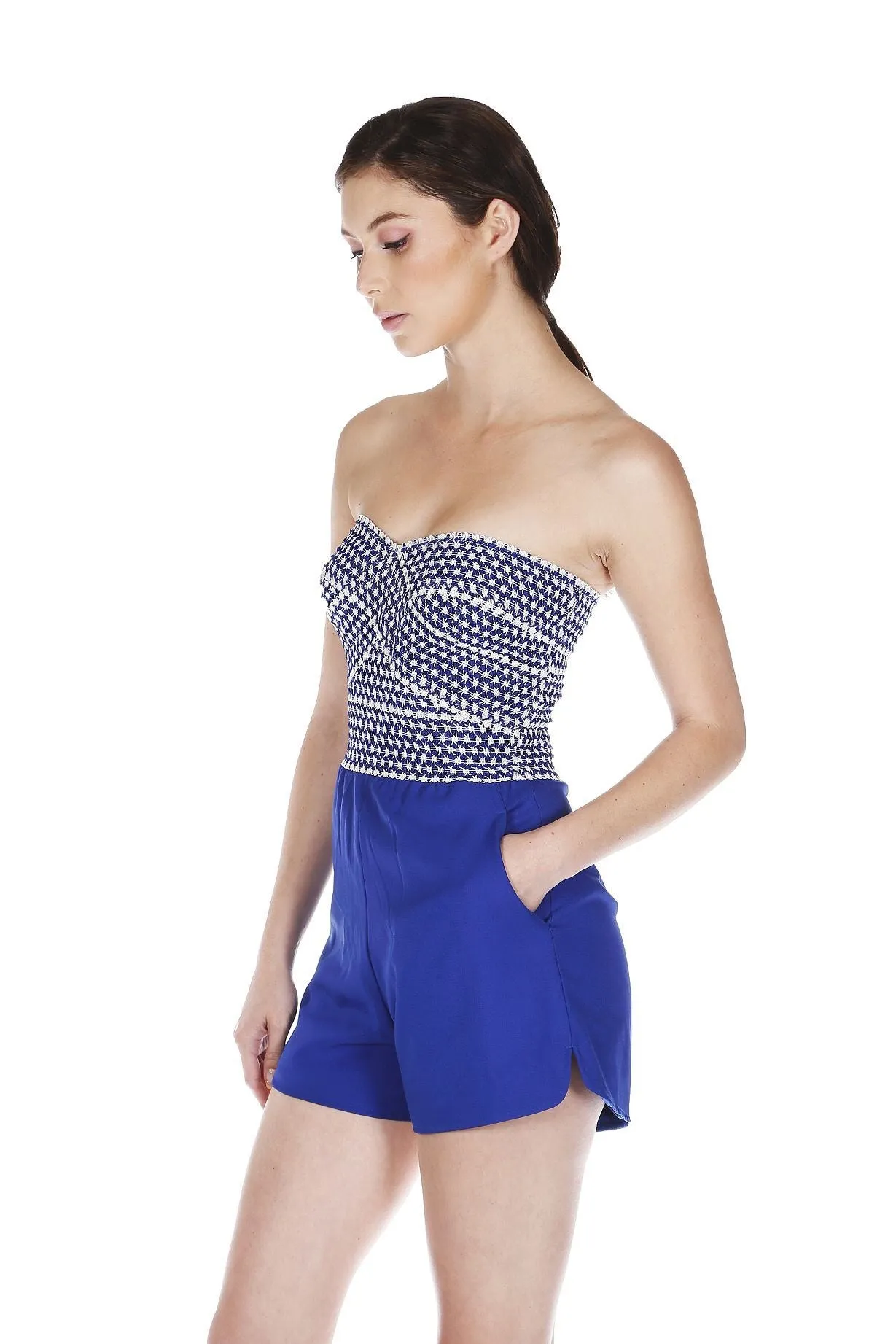 Cute Blue Romper