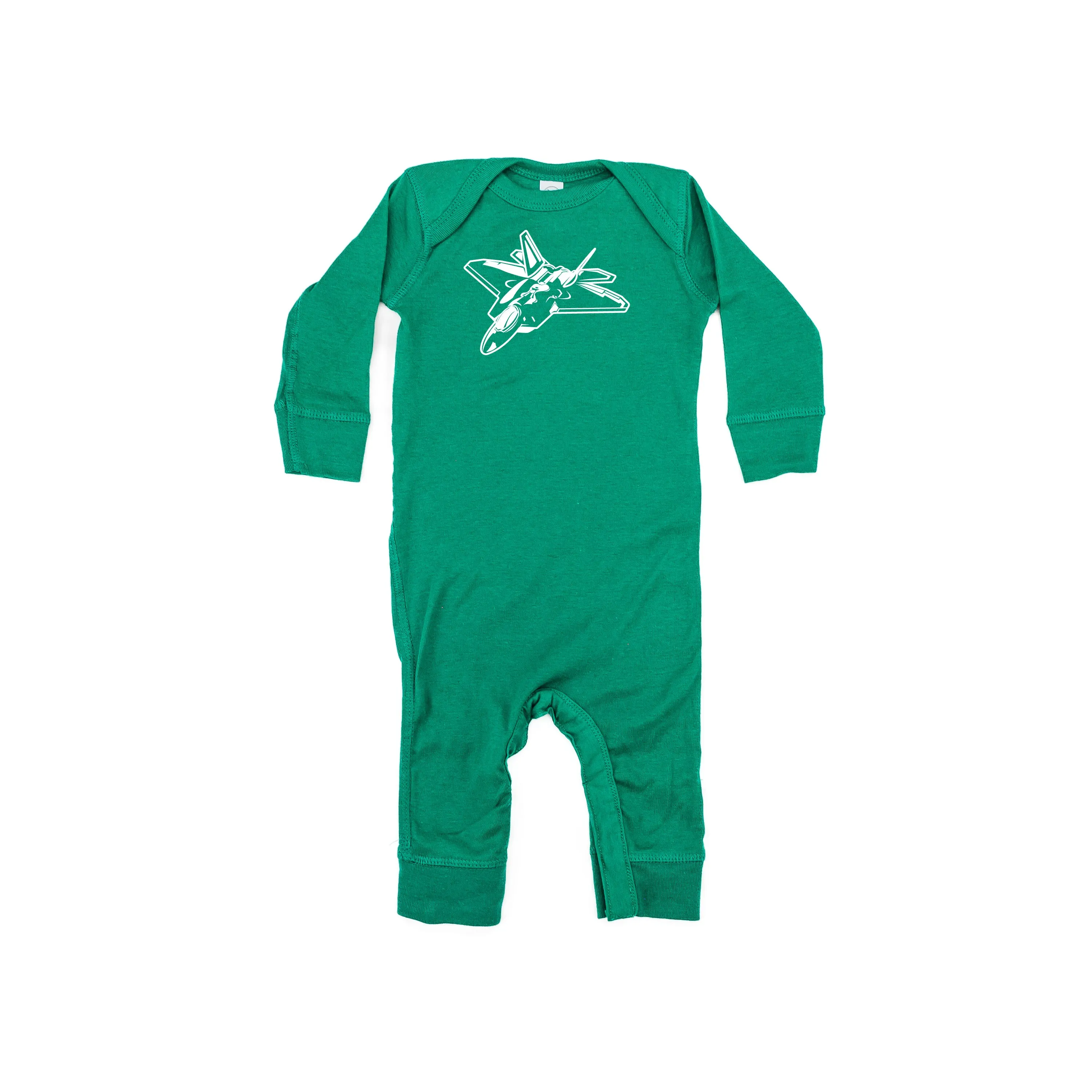 FIGHTER JET - Minimalist Design - One Piece Baby Sleeper