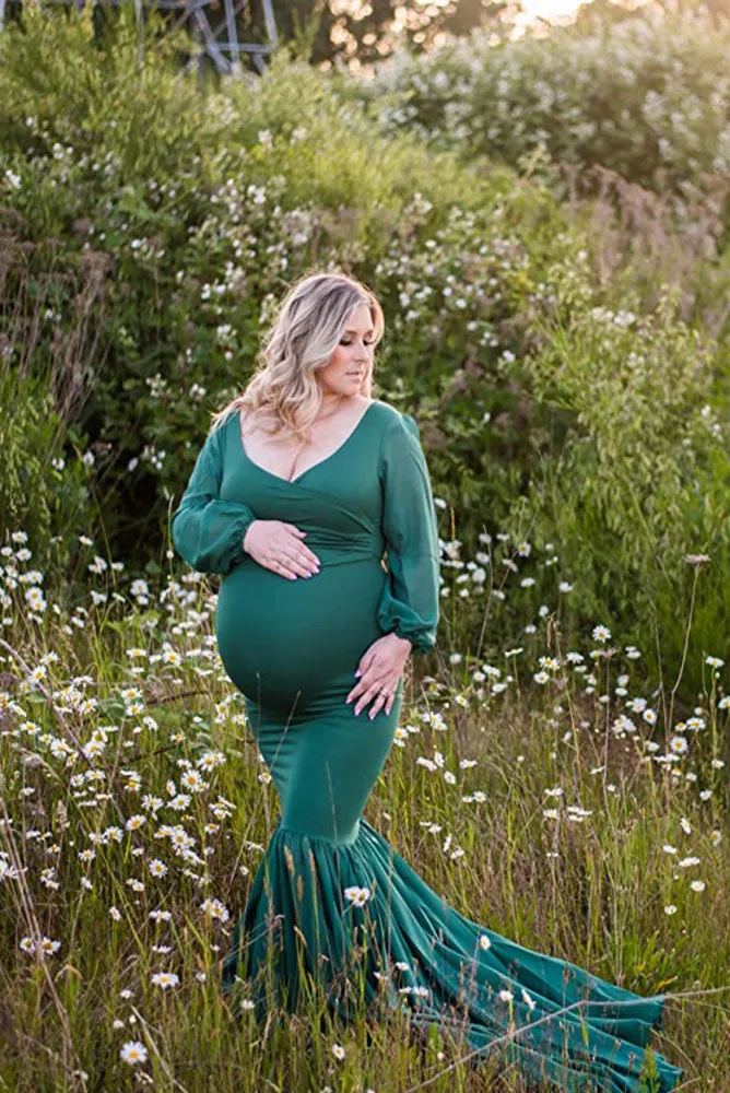Francis Tulle Slim Maternity Gowns