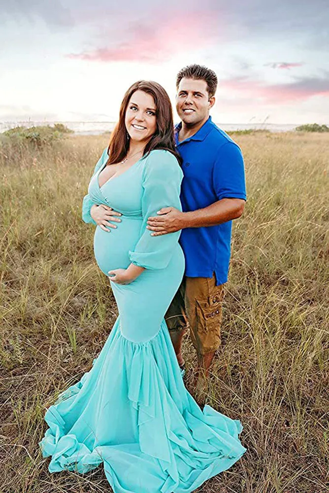 Francis Tulle Slim Maternity Gowns