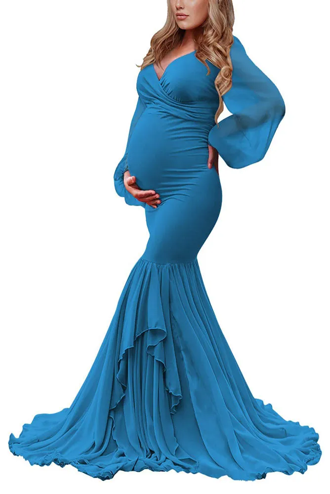 Francis Tulle Slim Maternity Gowns