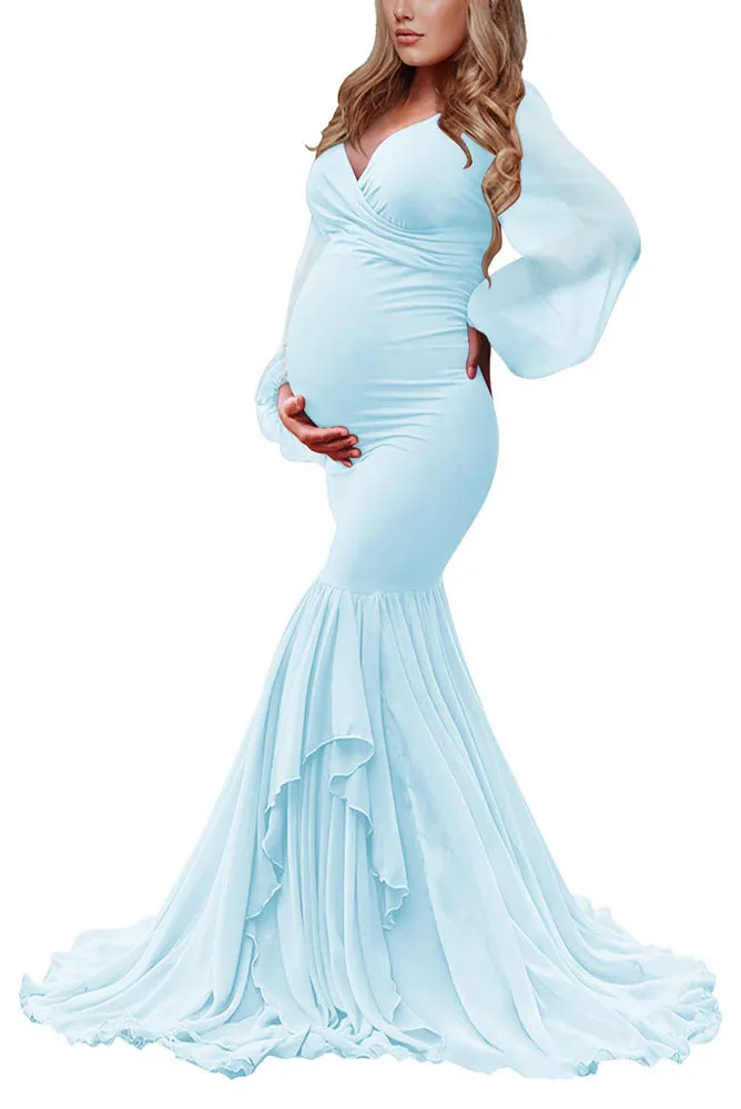Francis Tulle Slim Maternity Gowns