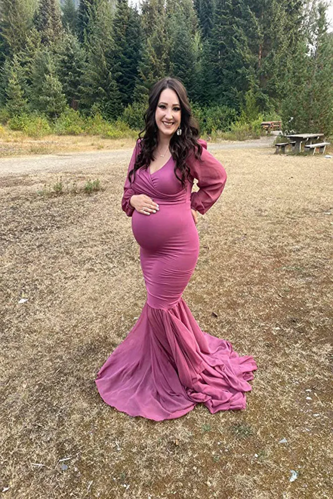 Francis Tulle Slim Maternity Gowns
