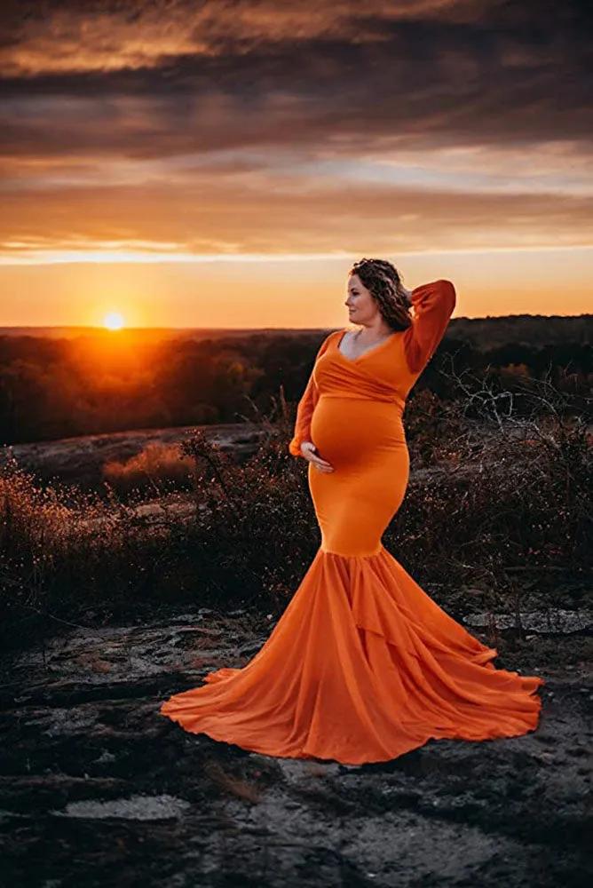 Francis Tulle Slim Maternity Gowns