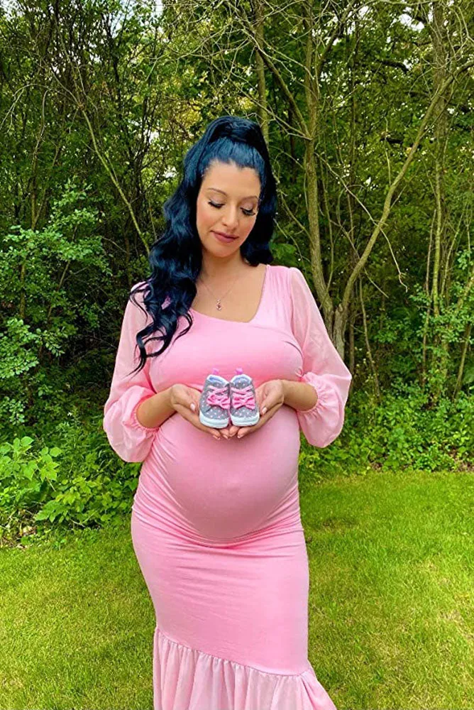 Francis Tulle Slim Maternity Gowns