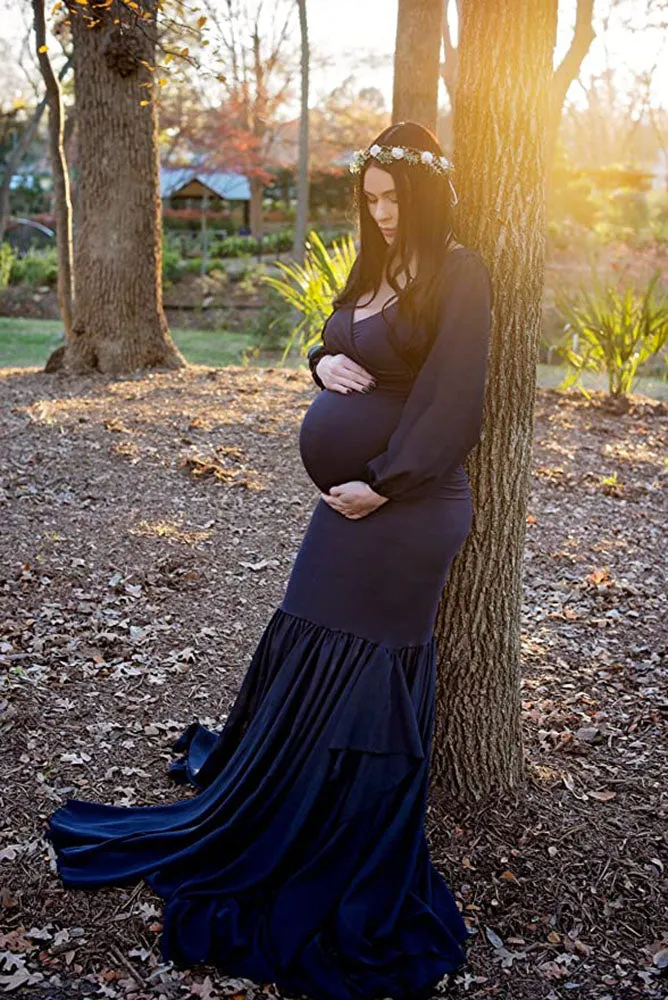 Francis Tulle Slim Maternity Gowns