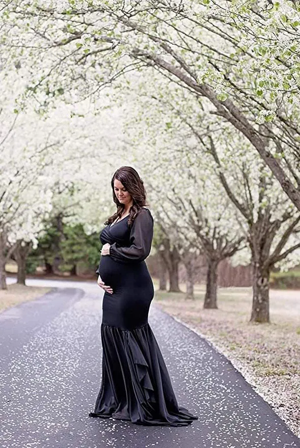 Francis Tulle Slim Maternity Gowns