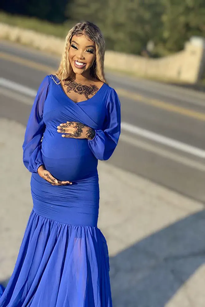 Francis Tulle Slim Maternity Gowns