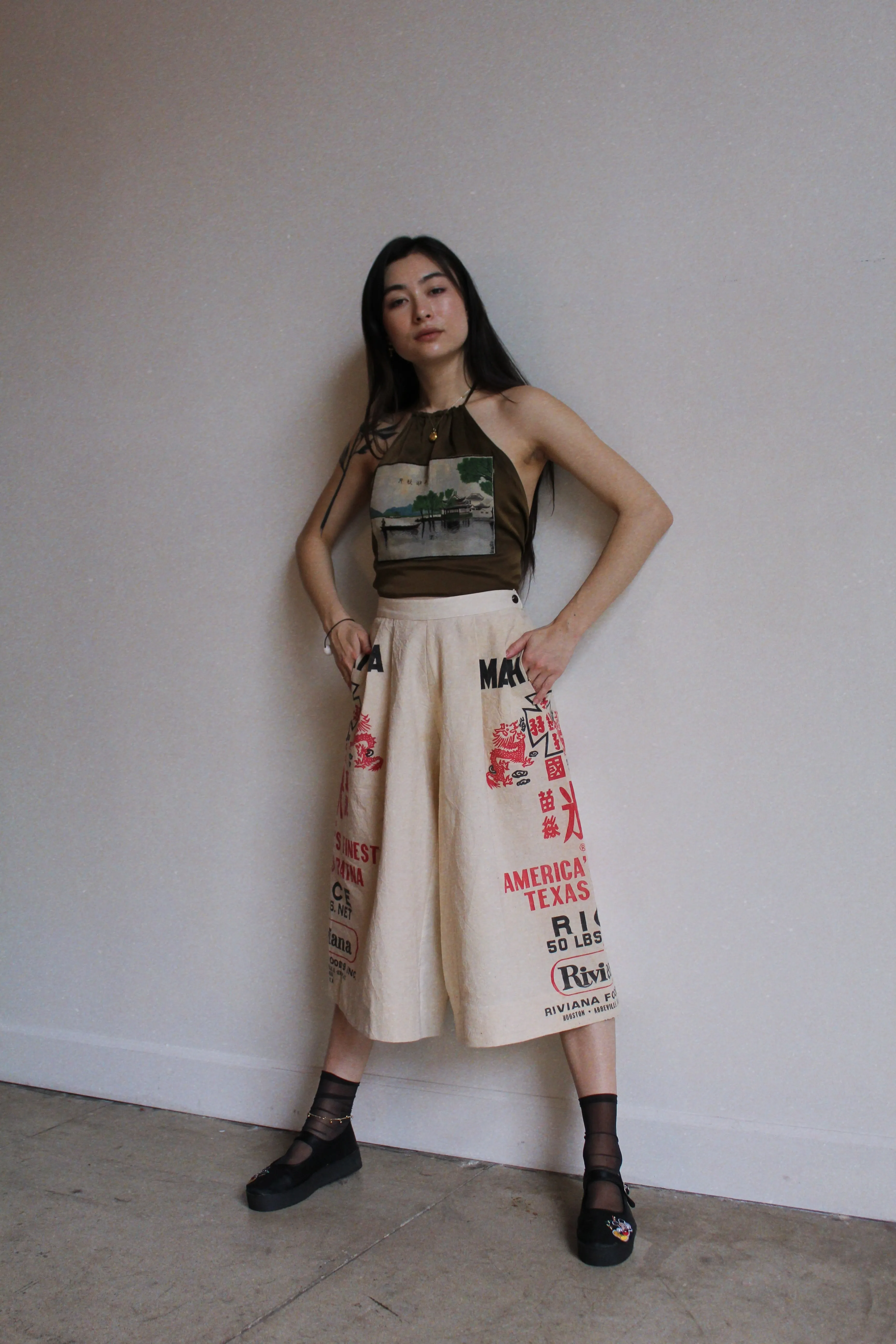 Great Soul Rice Sack Culottes