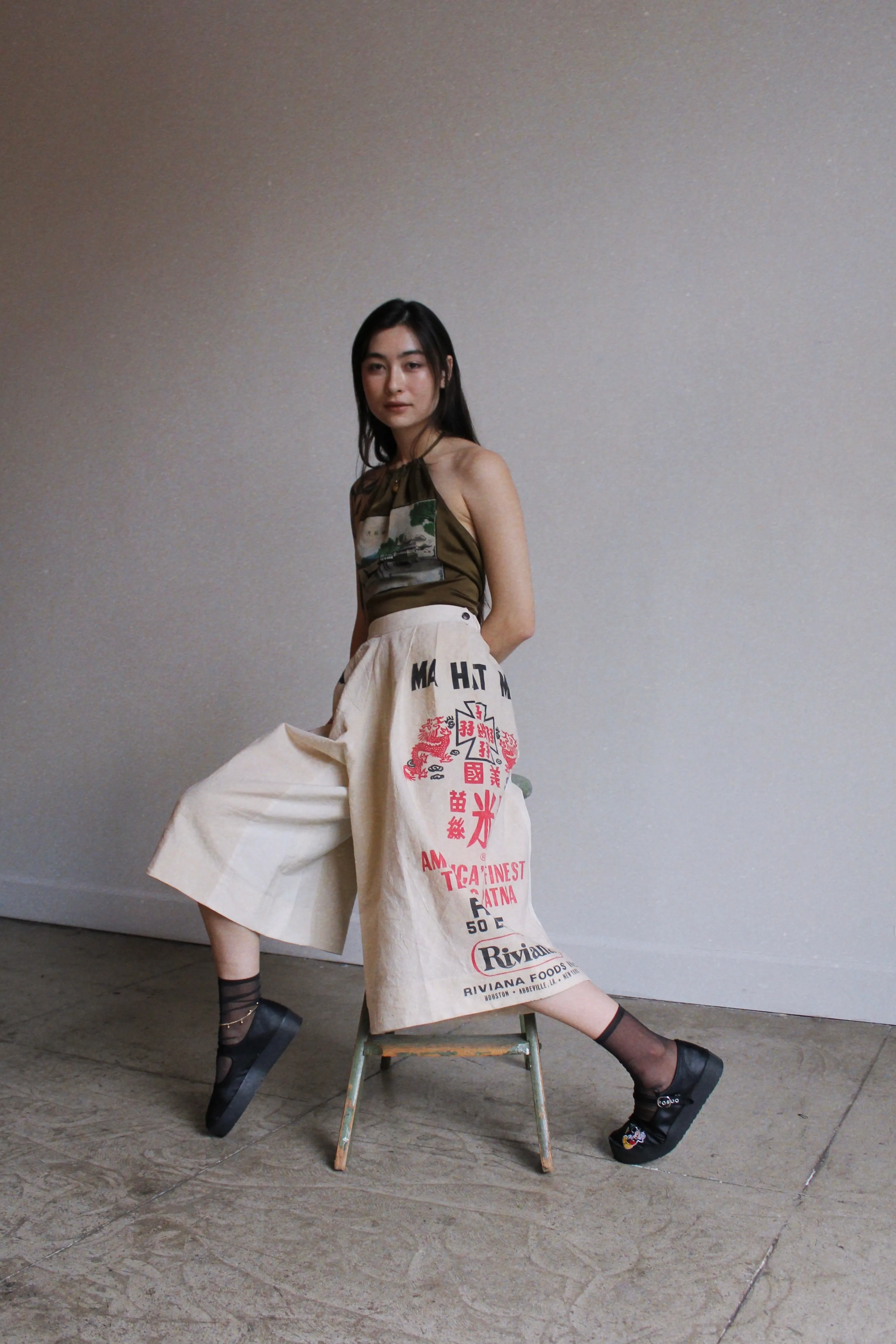 Great Soul Rice Sack Culottes