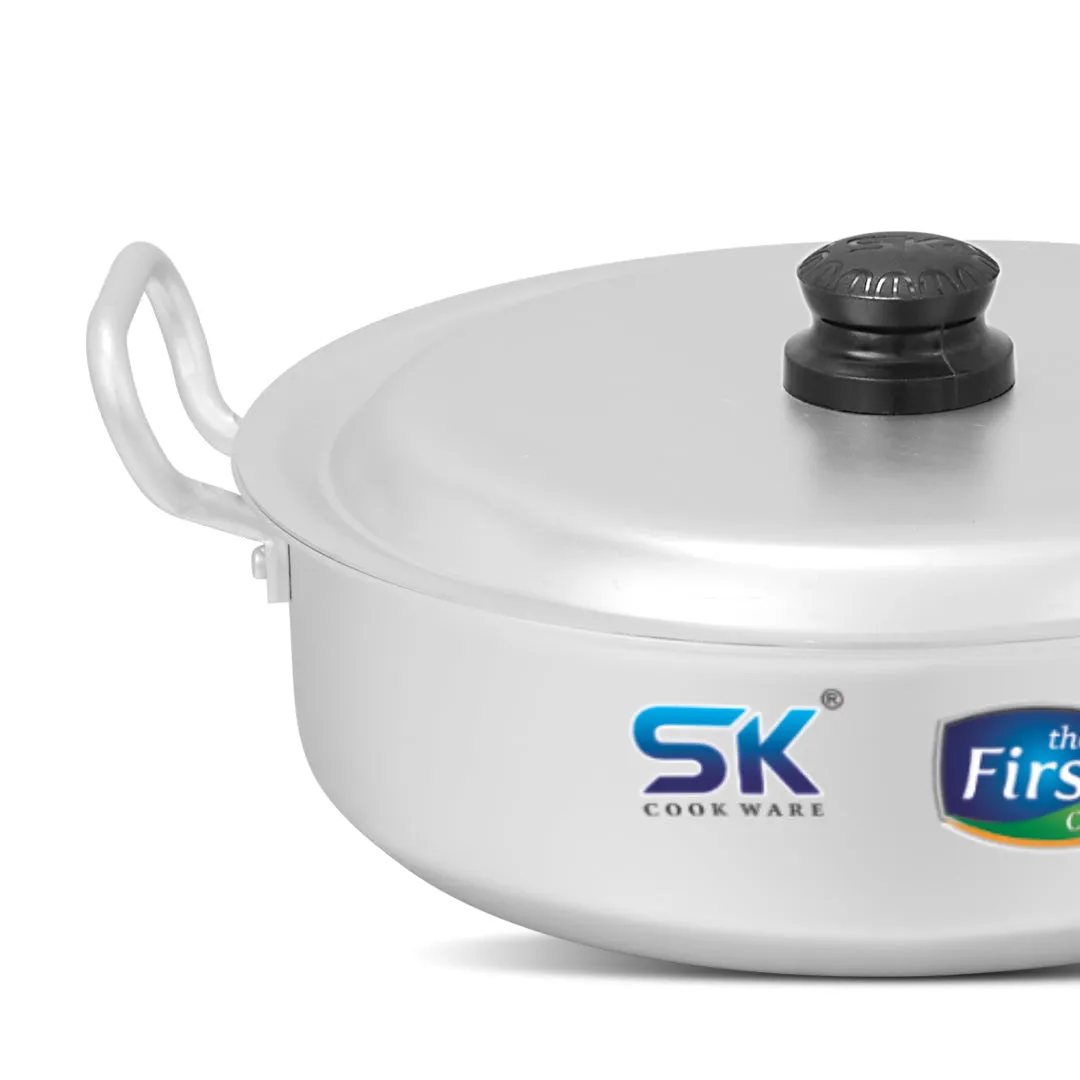 Heaviest Gauged Anodize Flat Wok (Lagaan Pateela)