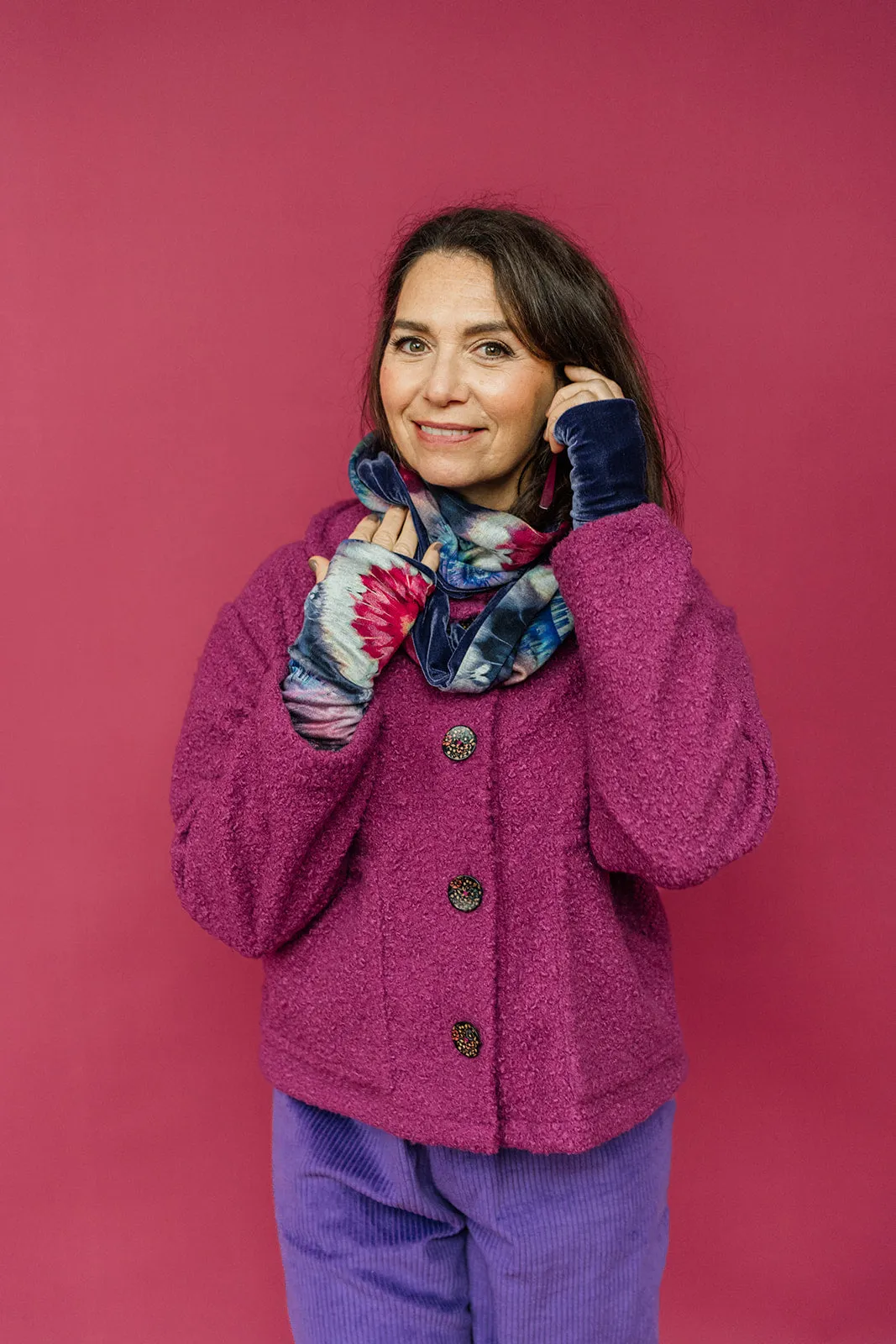 Infinity Scarf in Fossil