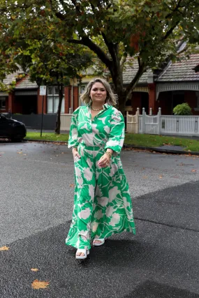 Kate Shirt - Green Leaf