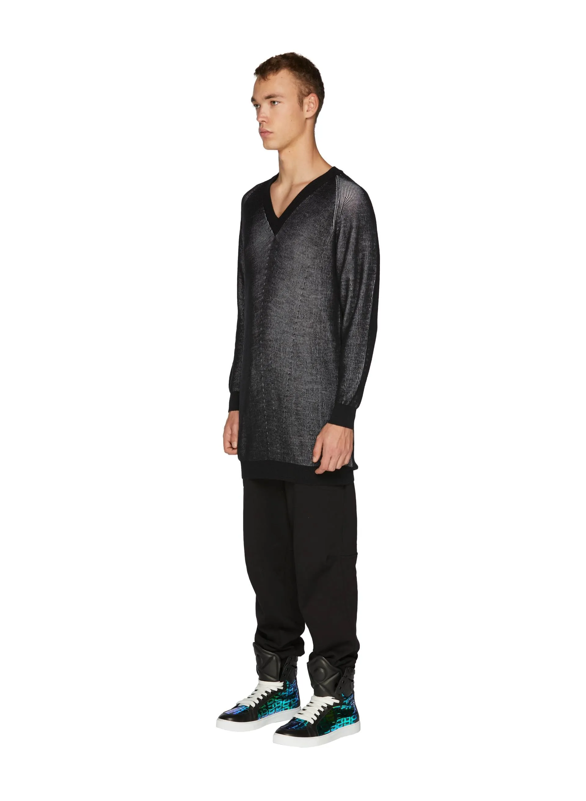 Knit Lines Maxi Jumper