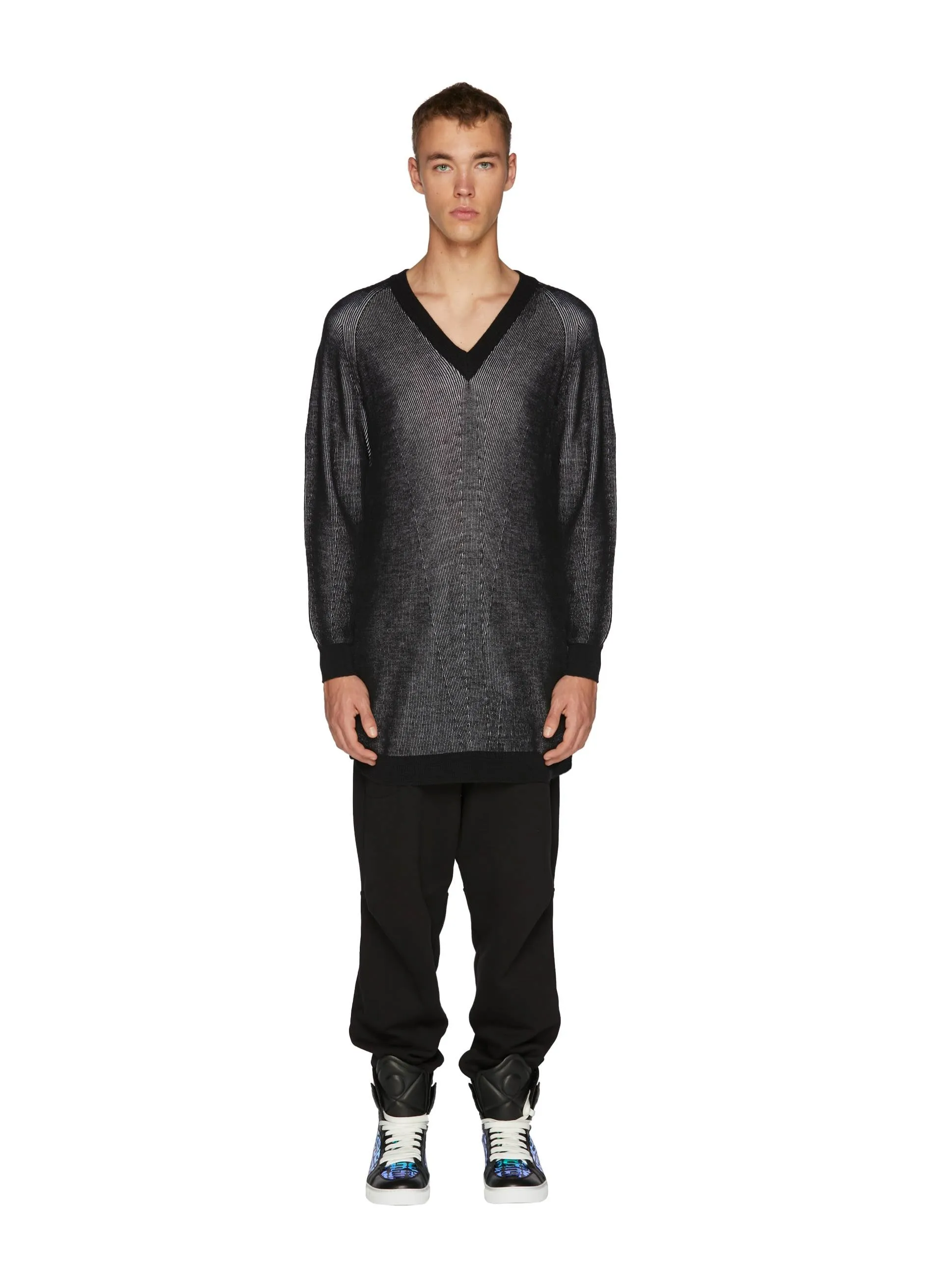 Knit Lines Maxi Jumper