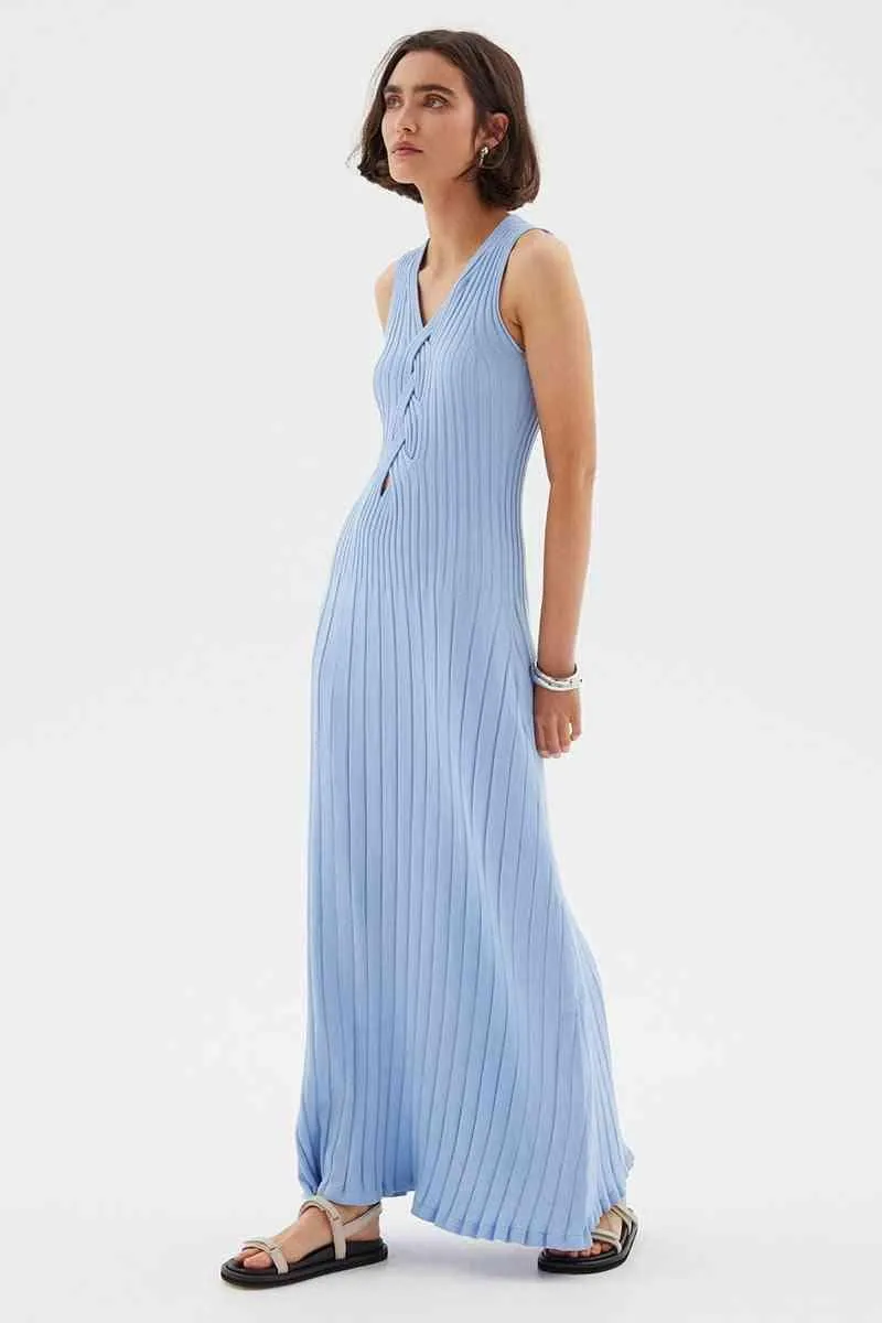 Laced Knit Dress