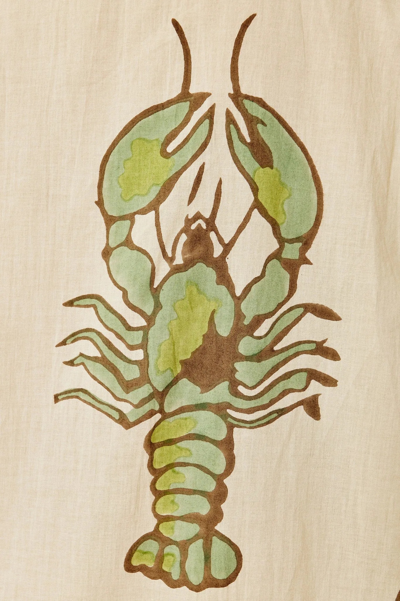 Lobster Love Caftan - Sea Green - Mandalay Designs