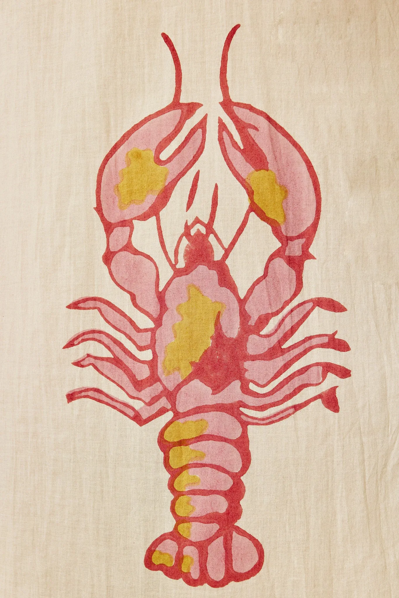 Lobster Love Caftan - Shell Pink - Mandalay Designs