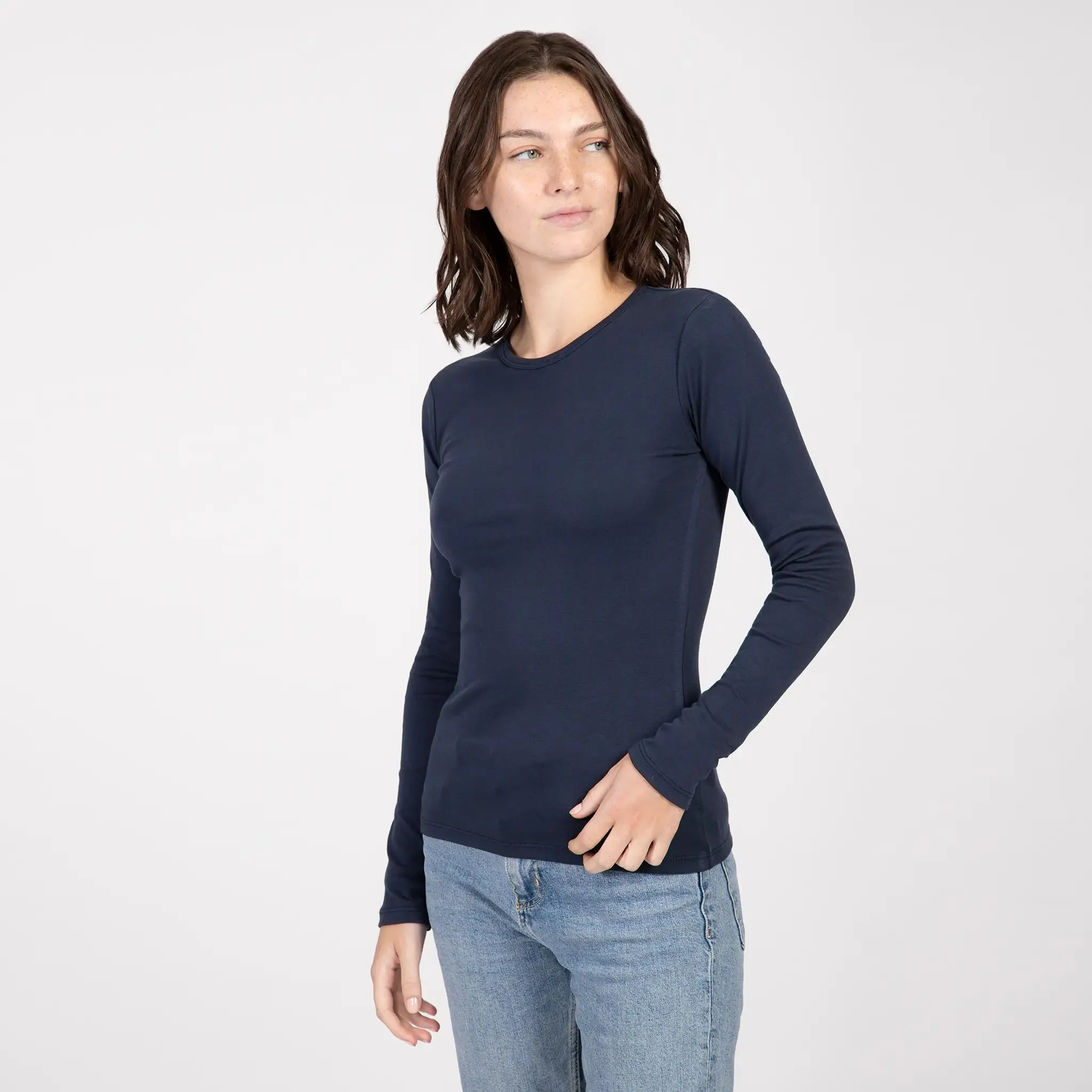 Mix 4 Pack - Women's Organic Crew Neck, V-Neck, Tank Top, & Long Sleeve