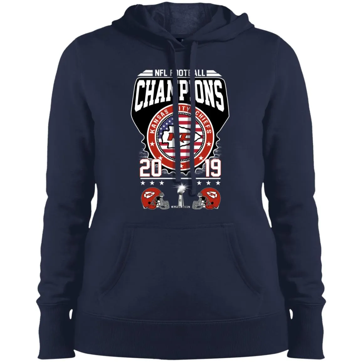 Nfl – Football Champions Kansas City Chiefs Super Bowl 2019 Women Hooded Sweatshirt