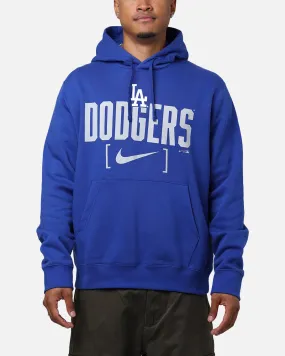 Nike Los Angeles Dodgers Club Slack Hoodie Rush Blue