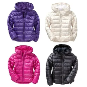 NWT Old Navy Girl Frost Free Warm Winter Puffer Jacket Cozy Water Resistant Coat