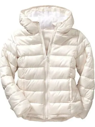 NWT Old Navy Girl Frost Free Warm Winter Puffer Jacket Cozy Water Resistant Coat