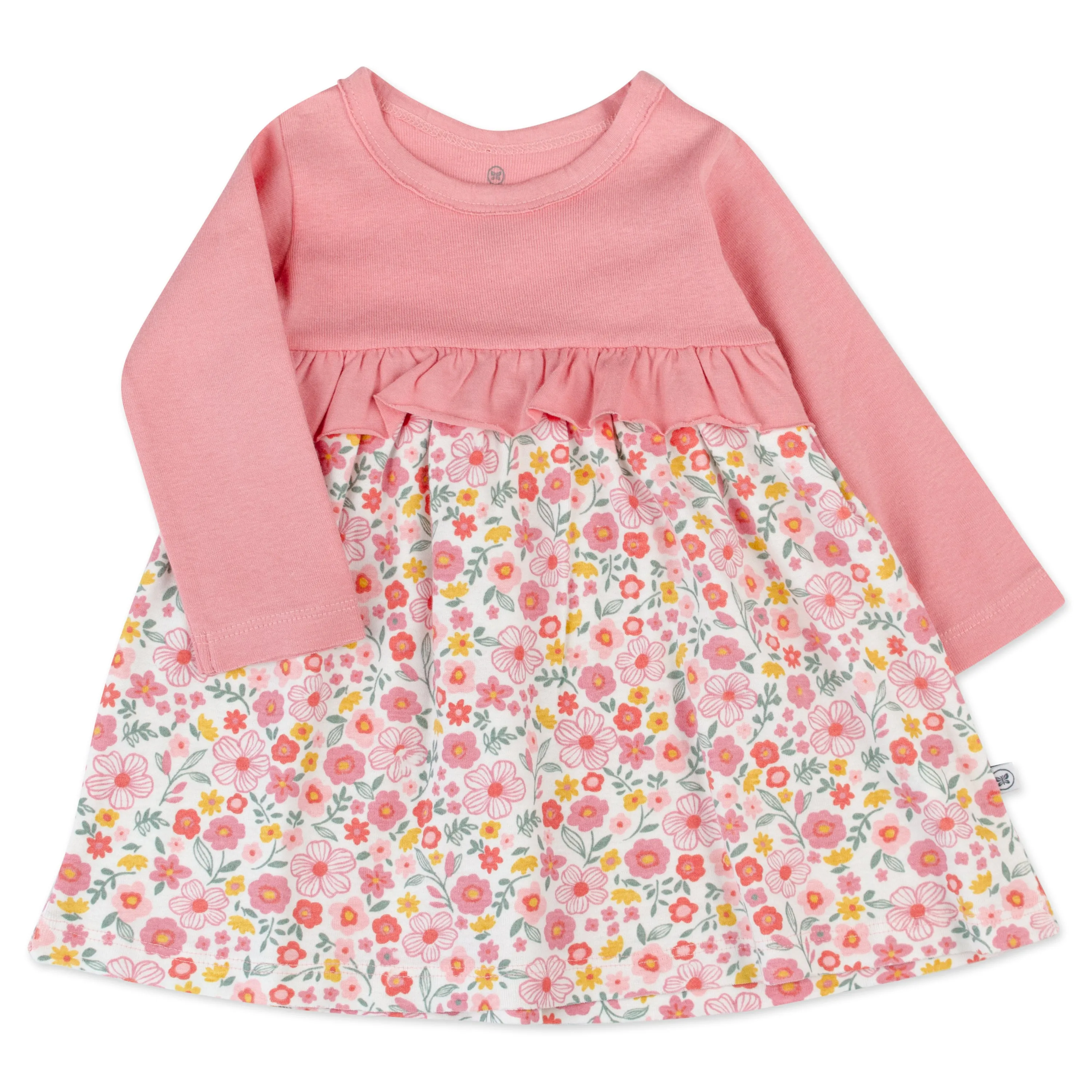 Organic Cotton Long Sleeve Party Dress