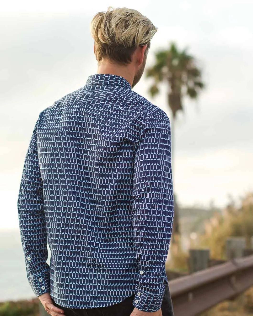 Oxford Lads Geo Buttonup