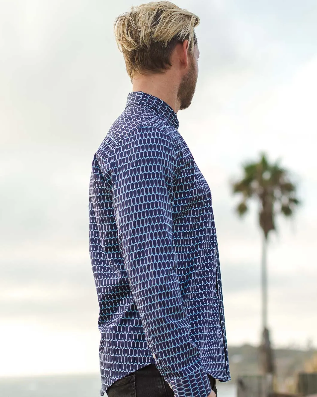 Oxford Lads Geo Buttonup