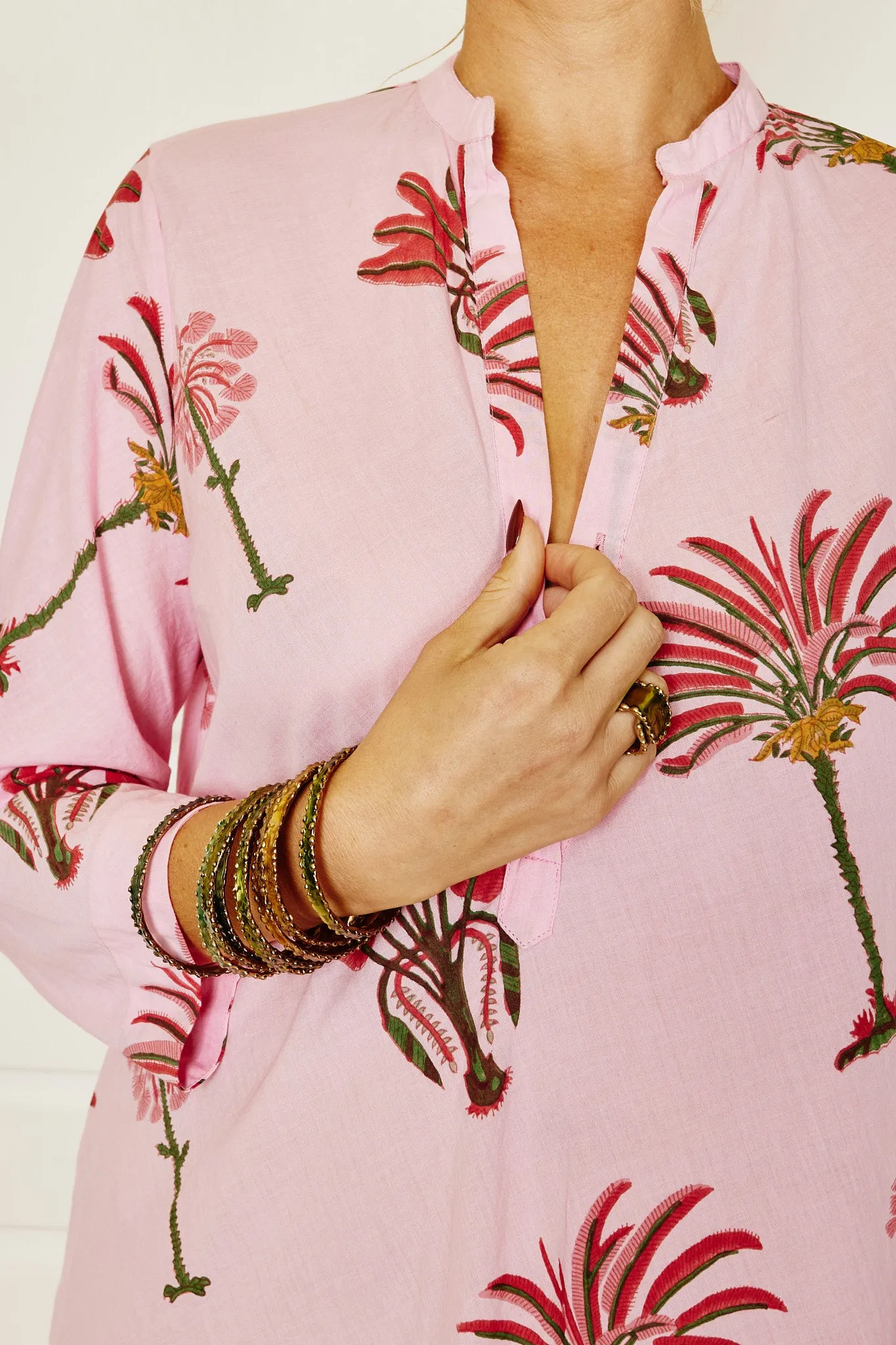Palmy Days Midi Caftan - Mandalay Designs
