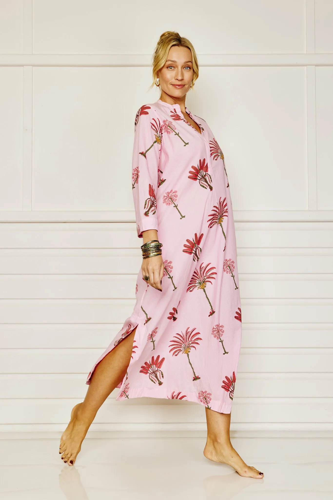 Palmy Days Midi Caftan - Mandalay Designs