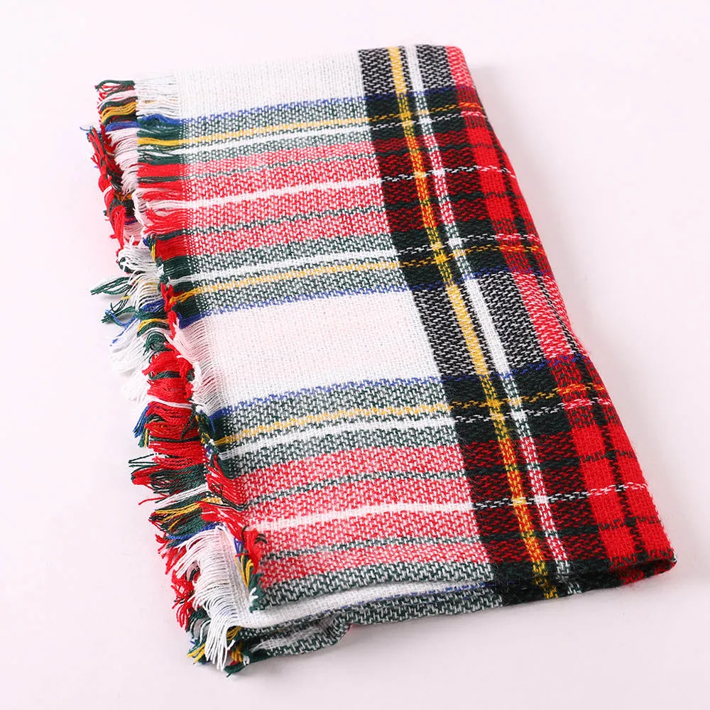 Plaid Tartan Infinity Scarf