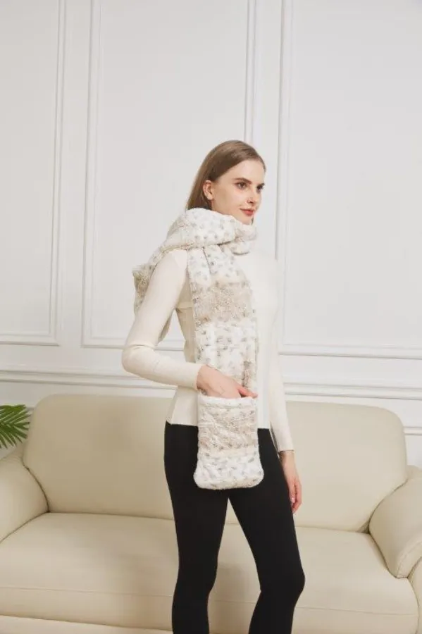 Scarf - Pockets Leopard