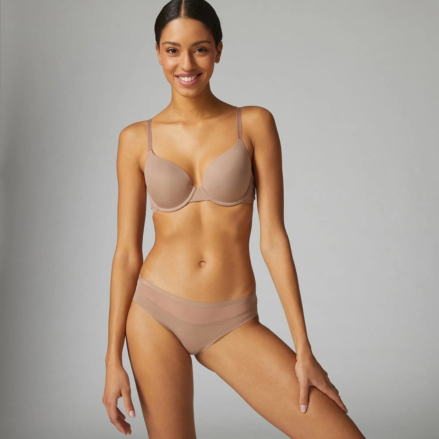 SIMONE PERELE 13V363 ESSENTIAL CONVERTIBLE PLUNGE T-SHIRT BRA