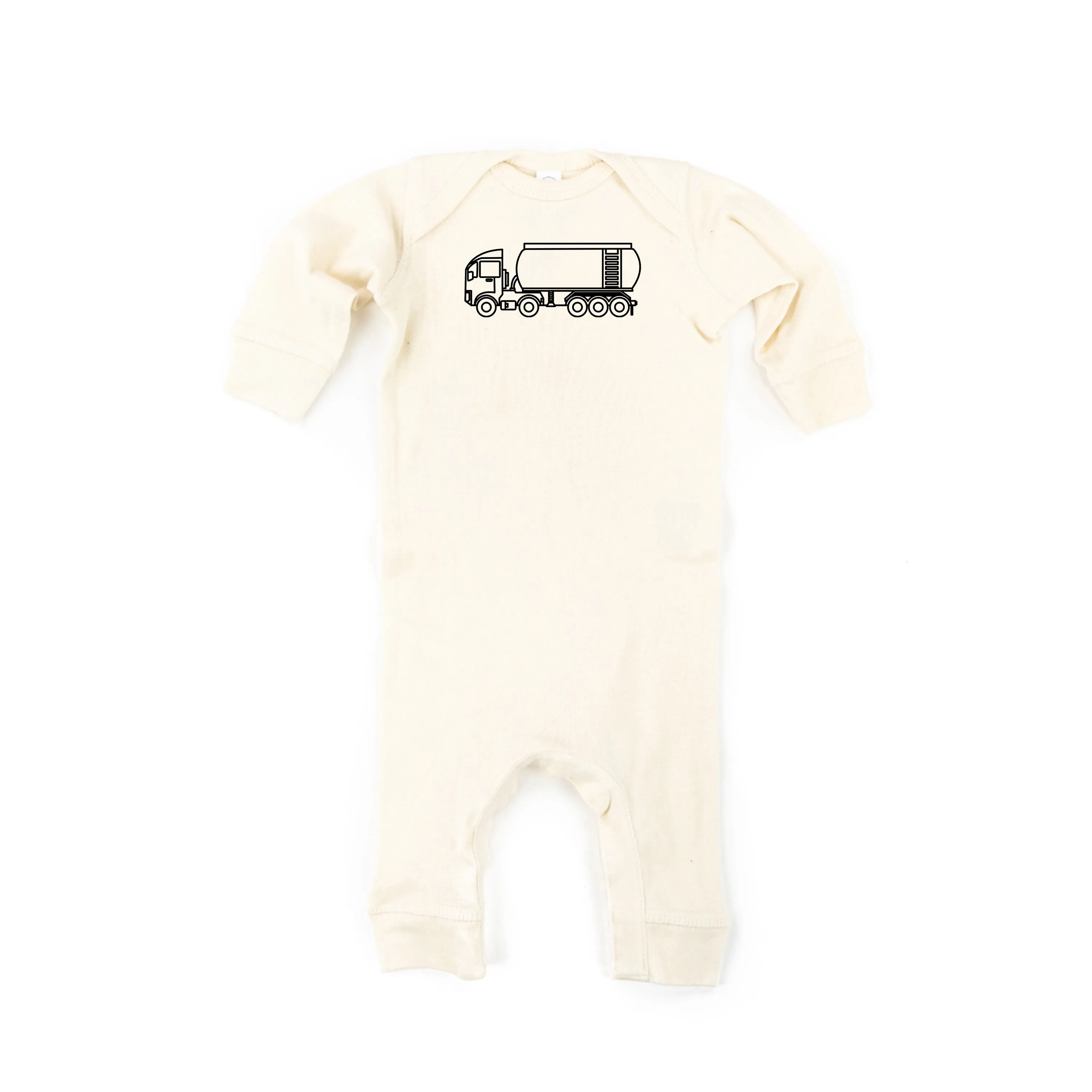 WATER TRUCK - Minimalist Design - One Piece Baby Sleeper