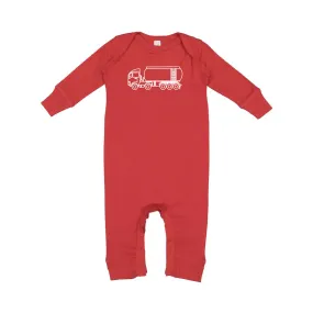 WATER TRUCK - Minimalist Design - One Piece Baby Sleeper